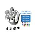 FK-8730 Swivel Floating Head 6-Blade LED Men's Waterproof USB Rechargeable Electric Shaver1