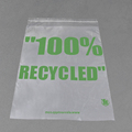 Hot sale 30% 50% 70% 80%100% recycled material customize logo printing clear plastic self adhesive sealing bags GRS1