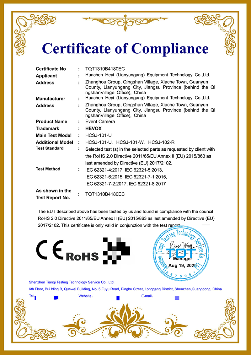 CERTIFICATE OF COMPLIANCE