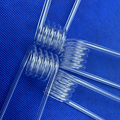 High Temperature Spiral Pyrex Quartz Glass Tube for Custom Chemical Instruments1