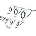 9Pcs Set Spinning MN Bracket DIY Boat Jigging Surf Casting Rod Stainless Steel Frame LTS Rings Accessories1