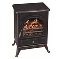 Portable Freestanding Chimenea with 3D LED Log Flame Effect Electric Heater1