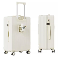 Multifunctional Front Opening Suitcase With USB Charging Port Carry on Luggage for Travel 20 Inch Universal Wheel Trolley Case1