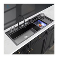 304 Stainless Steel Large Ultrasound Single Bowl Kitchen Sink: Smart Kitchen Sinks1