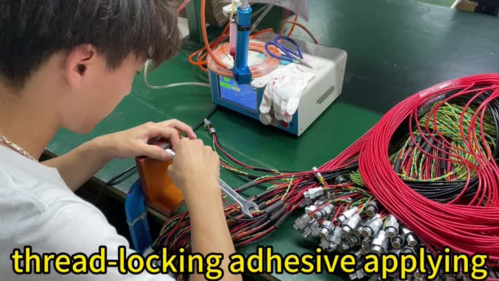 Thread-Locking Adhesive Applying