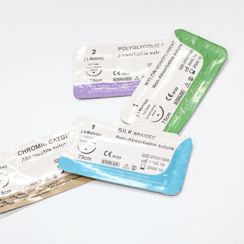 Sutures absorbables et non absorbables