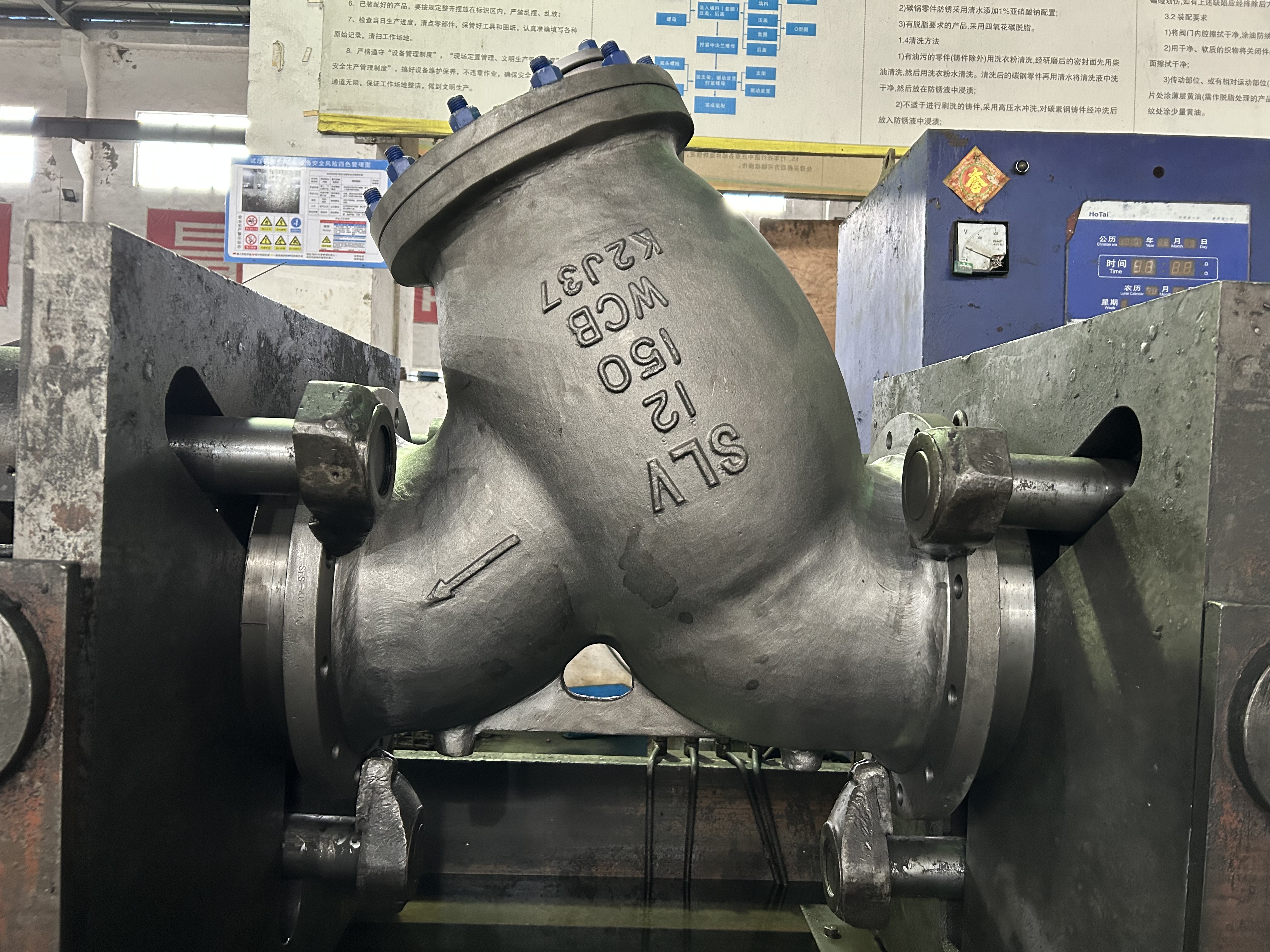 Hydrauliktest für Y -Sieb