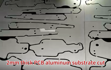 2mm thick PCB aluminum substrate cutting