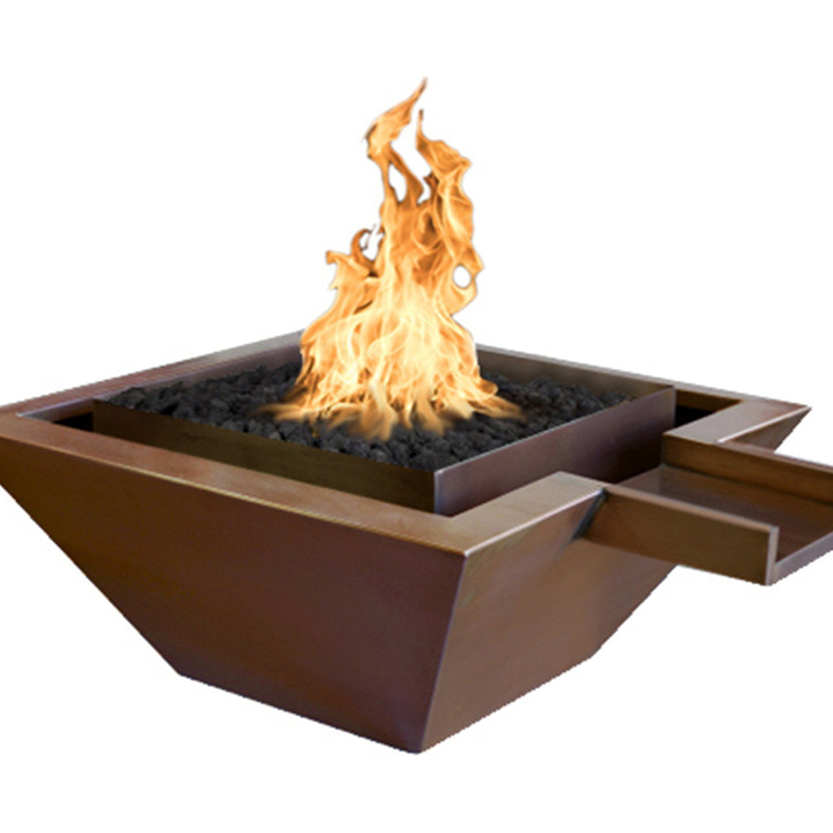 waterfall bowl fire pit