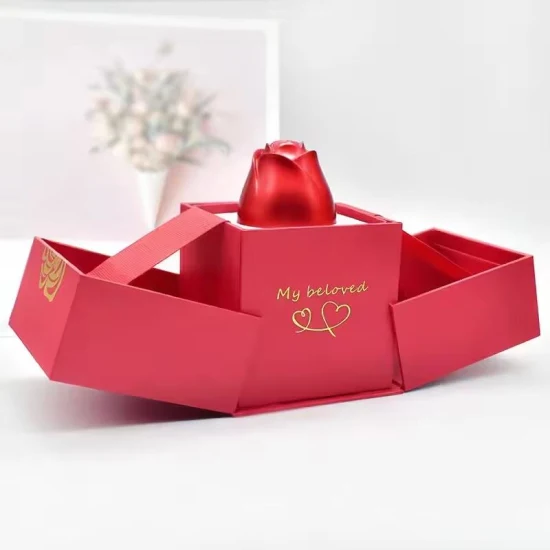 Custom Ceremony Proposal Wedding Ring Box