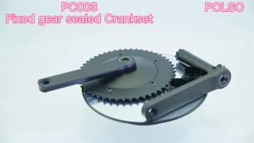 POLSO PC003  Fixed Gear Bike Parts Chainwheel 48T 49T 50T 51T  Integrated Crank Set1