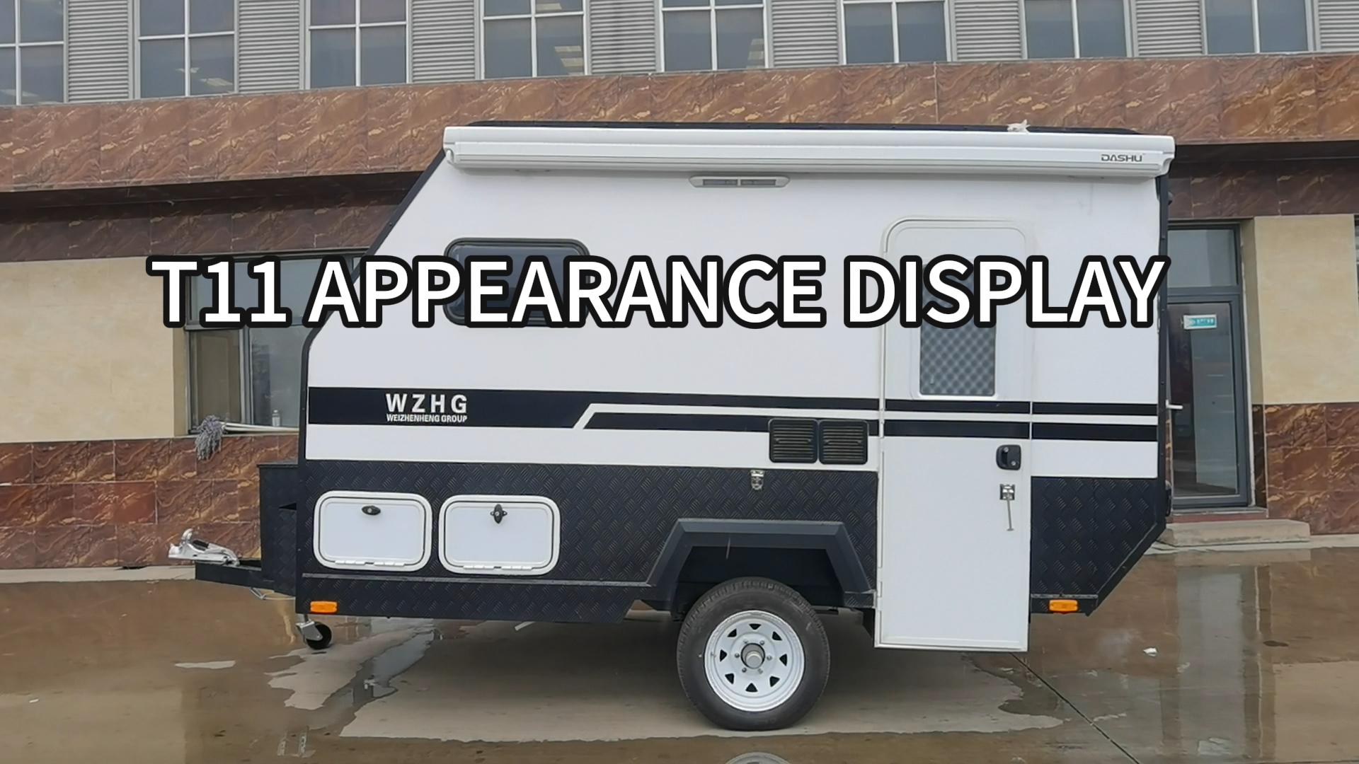 T11 hardtop caravan appearance display