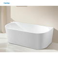 Free Standing Slim Round Back to Wall Bath Tub1
