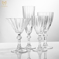 Champagne Glass Set: 170ml, 238ml, 245ml, 300ml Striped Glasses for Weddings1