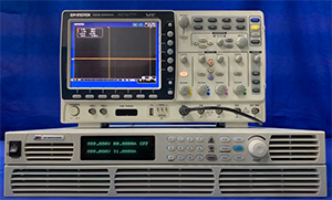 APM DC Power Supply LIST waveform edit function----Slope rate waveform