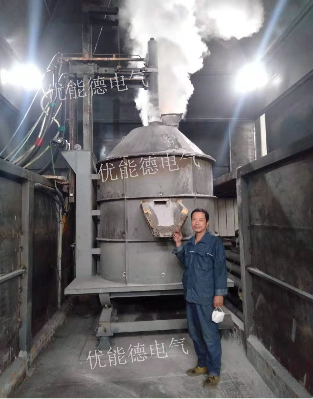 315KVA ألومينات الكالسيوم (تحسين الخبث) فرن الصهر