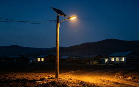 Solar storage lamps, no wiring required for off-grid rural areas