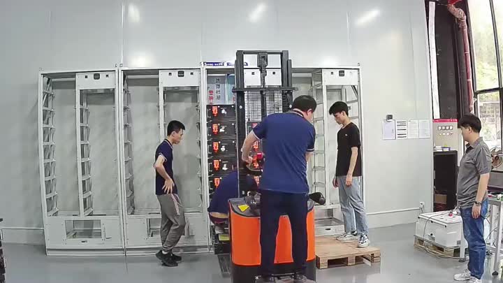 Marine lithium battery power pohtovlotaic installation test