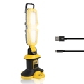 20W 1500LM Magnetic Rechargeable COB LED Work Lights: Bright and Portable Illumination Solutions1