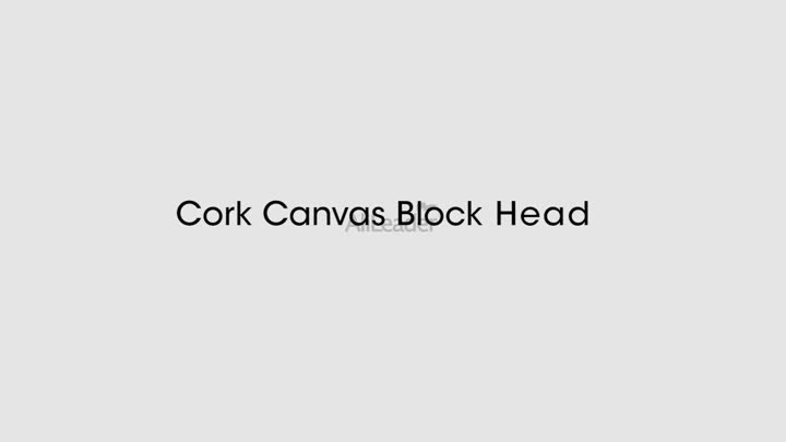 cork canvas head