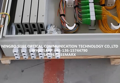 Wall Mounted Fiber  Optic Distribution Enclosure in Workshop 