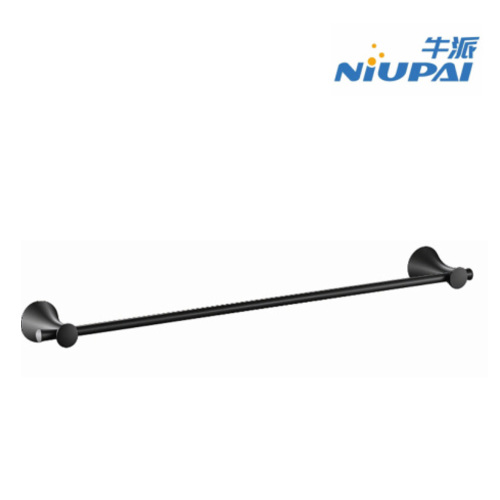 تطلق شركة Wenzhou Niupai Kitchen and Bathroom Co., Ltd. شريط المناشف المفرد المصنوع من سبائك الزنك باللون الأسود غير اللامع 1511، ومواد بناء متميزة للتصميم الداخلي الحديث والديكور المنزلي وتحسين المنزل باعتبارها منتجات أساسية لعلامتك التجارية