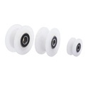 Wholesale Plastic V/U/H-Groove Track Rollers & Nylon Pulley Wheels with Bearings1