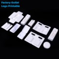 White Environmentally Custom Cosmetic Moulded Pulp Packaging Bags for Soaps1