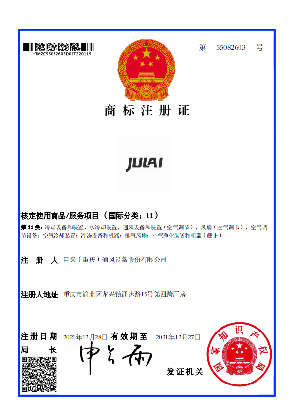 Trademark Registration Certificate