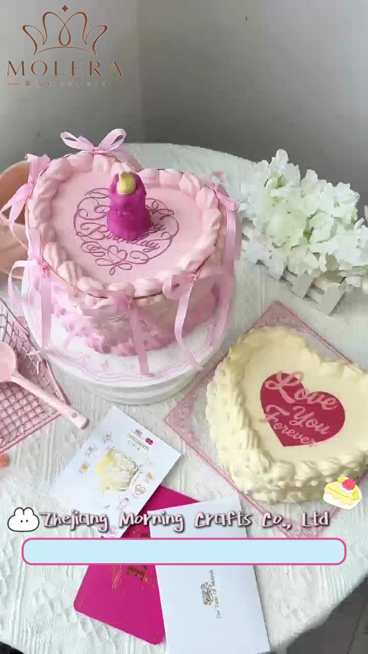 ¡Exquisito Squishy de tarta de corazón!