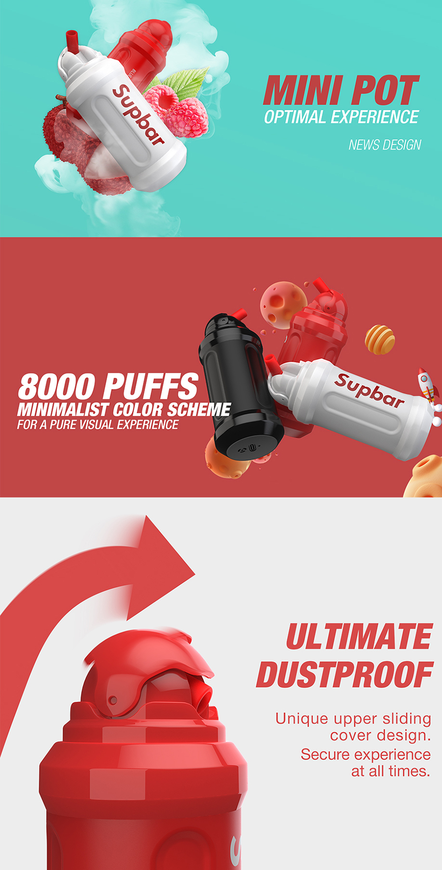 UK Supbar Mini Pot 8000