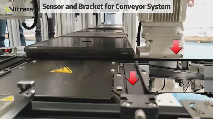 How to detect Pallet position in Conveyor System