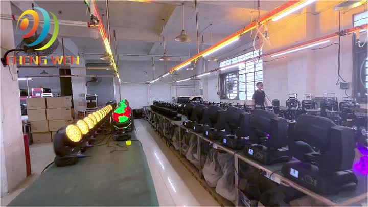 Bulk production moving head lights