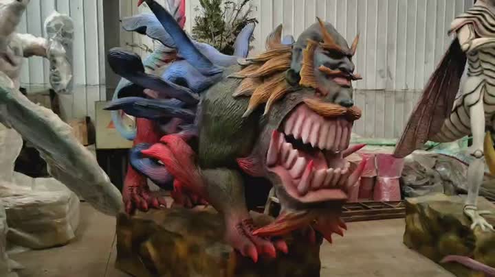 Realistic animatronic monsters