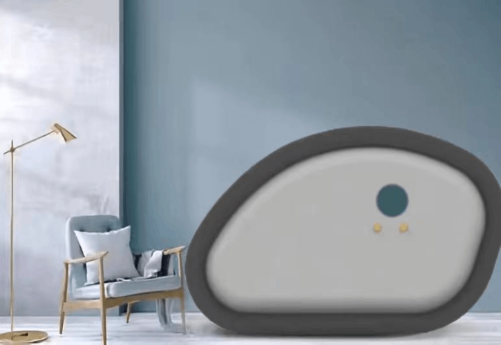 Blocken Sie die Matratze in die Luft