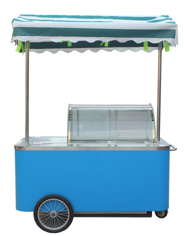 IJs / Popsicle Display Freezer Cart