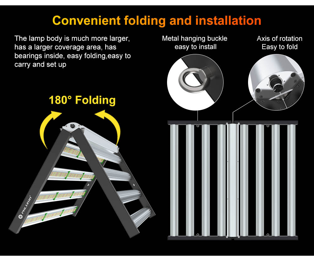 1000w led coltiva la luce phlizon 1000w pieghevole led coltiva la luce della barra spettro completo uv ir led strip light per piante da interno vertical farming.jpg