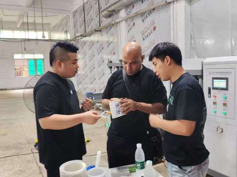 Visita do cliente saudita