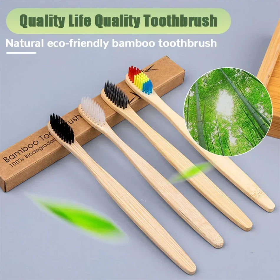 Friendly Bamboo Toothbrush Png