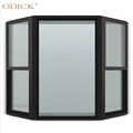 Conception d&#39;origine en gros ODICK Aluminium Double Glass Hurricane Impact Windows Aluminium Casement Window1