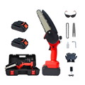 Customizable DIY Electric Chain Saw with Lithium Battery Power: 6-Inch Small Household Woodworking Machine - OEM Options Available1