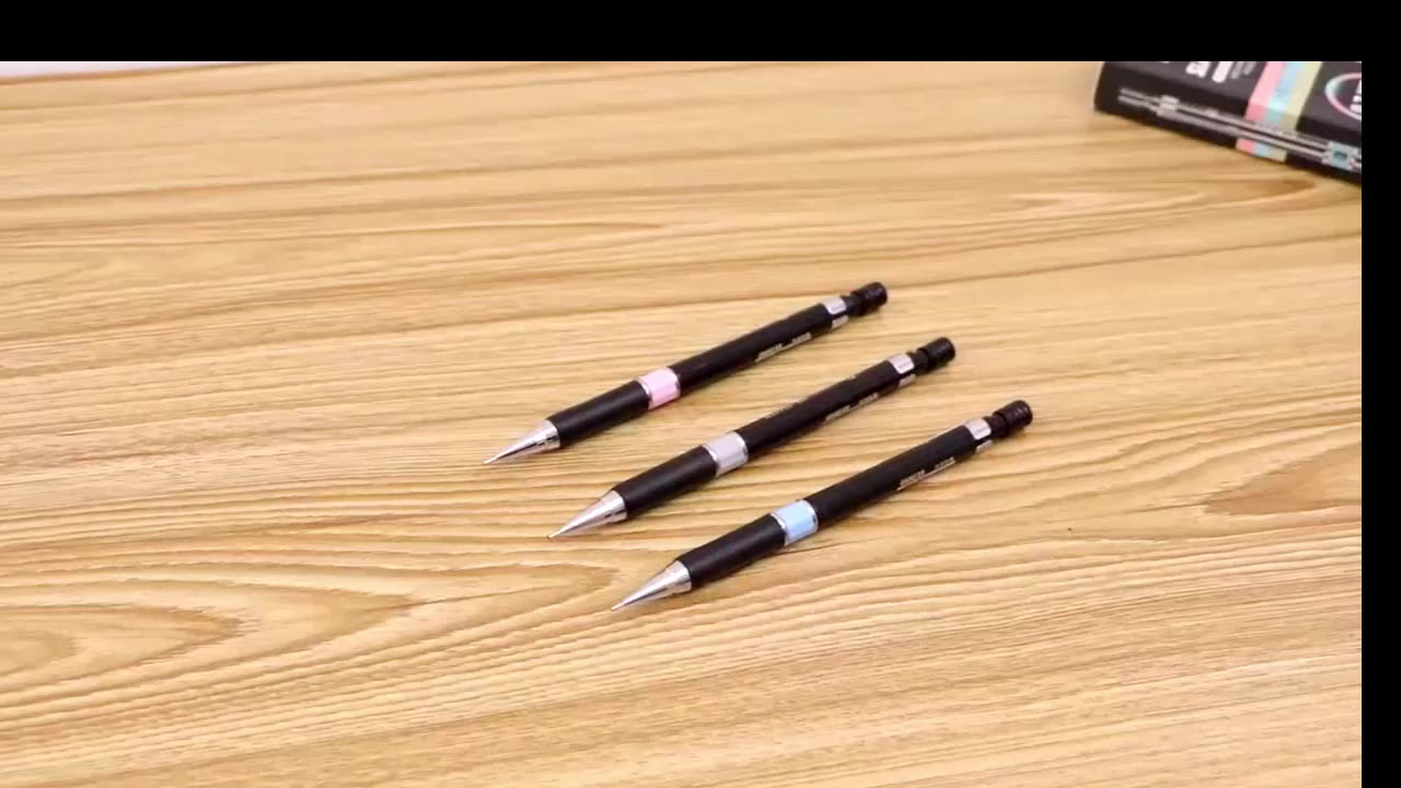 1 % di fabbrica all&#39;ingrosso da 0,5 mm/0,7 mm Pencil meccanico di piombo HB con gomma per le forniture scolastiche di ufficio1