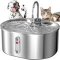Wholesale Stainless Steel Anti-Skid Pet Bowl with Large Capacity and Automatic Water Flow1