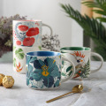 Custom Color Big Capacity Ceramic Mug with Handle for Office and Home1
