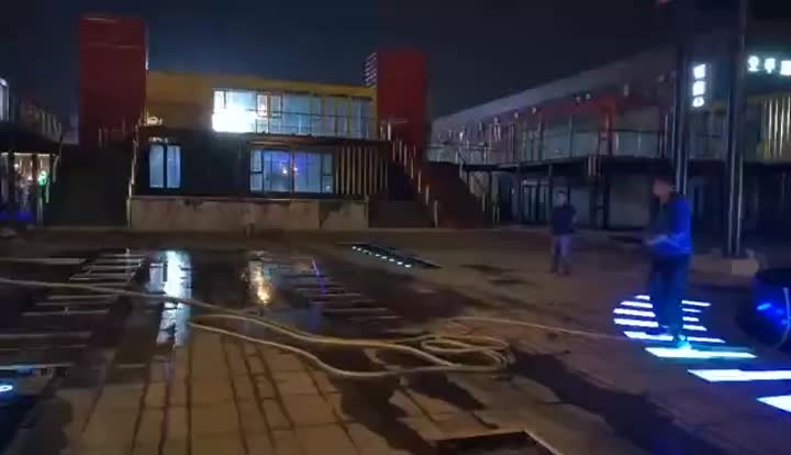 Floor piano control spring jumping