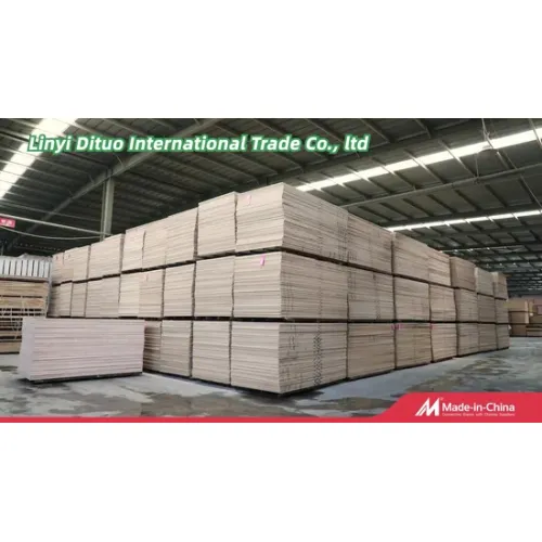 18mm Wood Grain Melamine Paper Plywood1