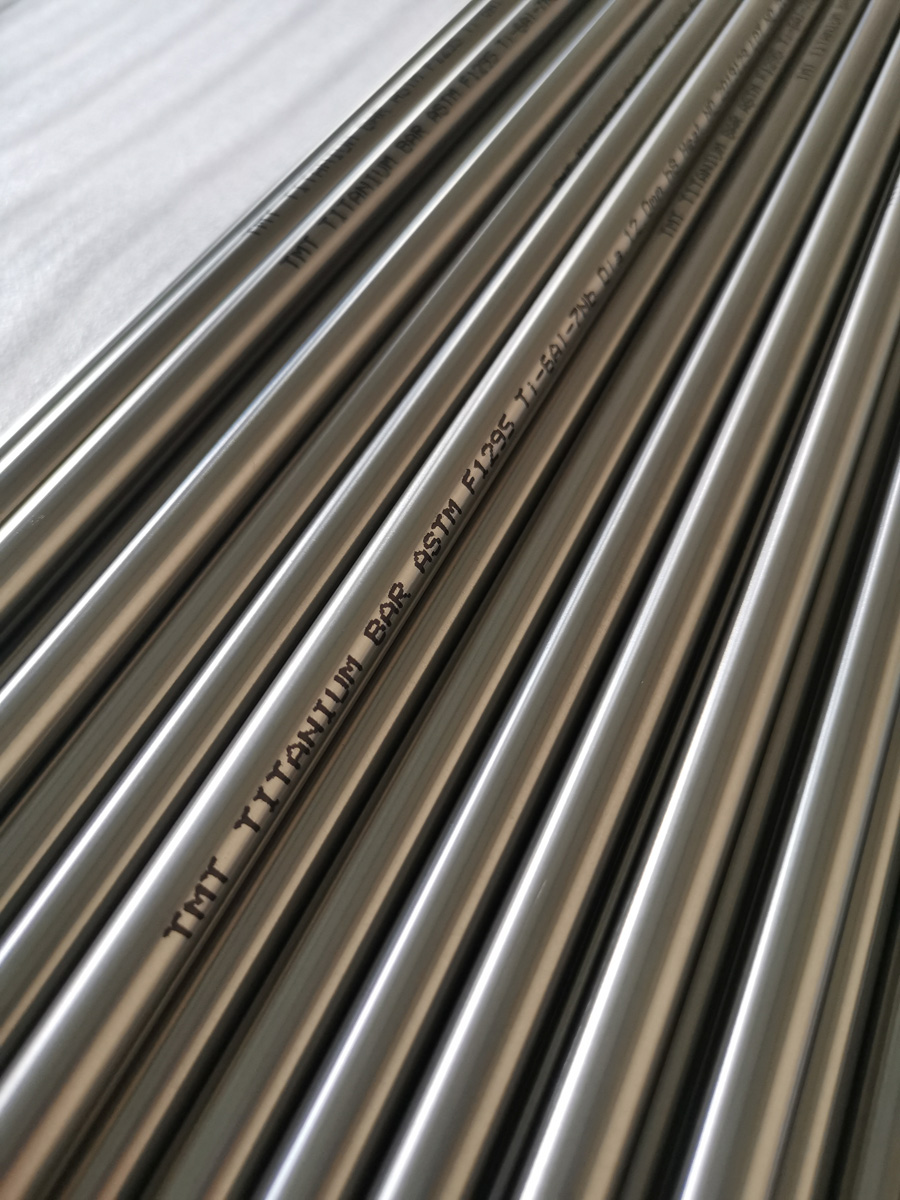 TMT Titanium Bars Arbeitsaufzeichnung