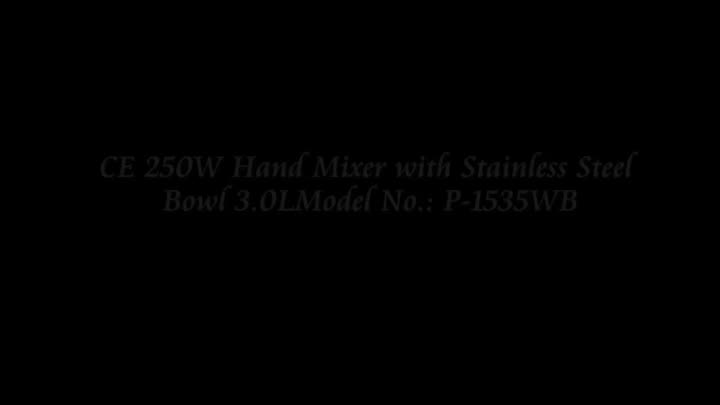 Hand mixer with bowl_YT-1535WB