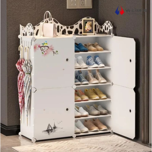 Sapateira simplificada — Desordem final para sapatos: a sapateira de plástico DIY que cabe em qualquer espaço e orçamento