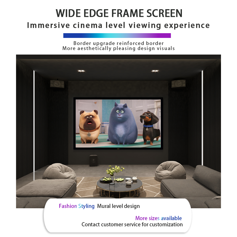 Practical Wide Edge Frame Screen